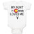 Baby Clothes My Aunt in Colorado Loves Me Valentines Love Baby Bodysuits Cotton