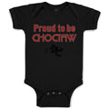 Baby Clothes Proud to Be Choctaw Baby Bodysuits Boy & Girl Cotton