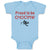 Baby Clothes Proud to Be Choctaw Baby Bodysuits Boy & Girl Cotton