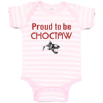 Baby Clothes Proud to Be Choctaw Baby Bodysuits Boy & Girl Cotton