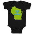Baby Clothes Made in Wisconsin Baby Bodysuits Boy & Girl Newborn Clothes Cotton