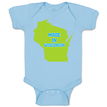 Baby Clothes Made in Wisconsin Baby Bodysuits Boy & Girl Newborn Clothes Cotton