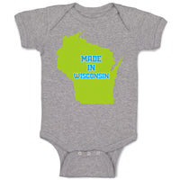 Baby Clothes Made in Wisconsin Baby Bodysuits Boy & Girl Newborn Clothes Cotton