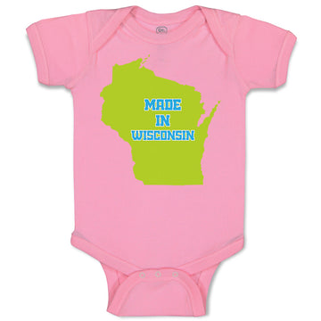 Baby Clothes Made in Wisconsin Baby Bodysuits Boy & Girl Newborn Clothes Cotton