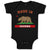 Baby Clothes Made in California Baby Bodysuits Boy & Girl Newborn Clothes Cotton