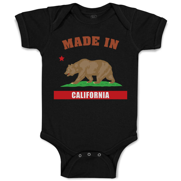 Baby Clothes Made in California Baby Bodysuits Boy & Girl Newborn Clothes Cotton