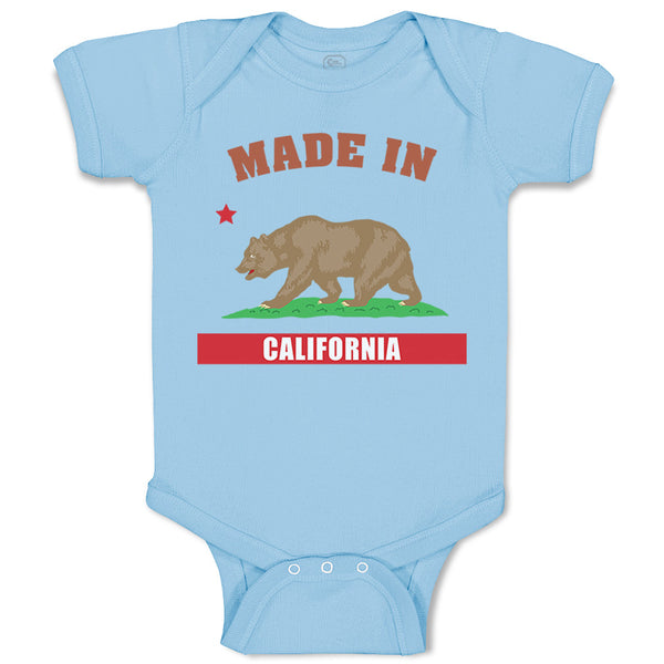 Baby Clothes Made in California Baby Bodysuits Boy & Girl Newborn Clothes Cotton