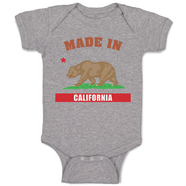 Baby Clothes Made in California Baby Bodysuits Boy & Girl Newborn Clothes Cotton
