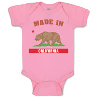 Baby Clothes Made in California Baby Bodysuits Boy & Girl Newborn Clothes Cotton