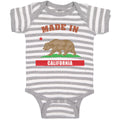 Baby Clothes Made in California Baby Bodysuits Boy & Girl Newborn Clothes Cotton