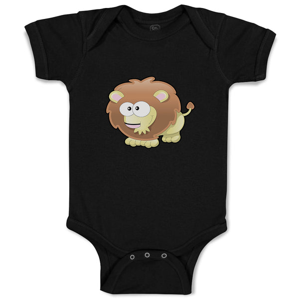 Baby Clothes Lion Sign Funny Funny & Novelty Zodiac Baby Bodysuits Cotton