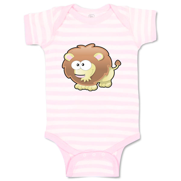 Baby Clothes Lion Sign Funny Funny & Novelty Zodiac Baby Bodysuits Cotton