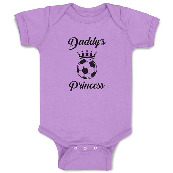 Baby Clothes Daddy S Soccer Princess Soccer Sports Soccer Baby Bodysuits Cotton