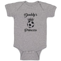 Baby Clothes Daddy S Soccer Princess Soccer Sports Soccer Baby Bodysuits Cotton