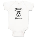 Baby Clothes Daddy S Soccer Princess Soccer Sports Soccer Baby Bodysuits Cotton