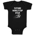 Baby Clothes Future World Cup Star Soccer Sports Soccer Baby Bodysuits Cotton