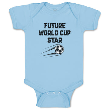 Baby Clothes Future World Cup Star Soccer Sports Soccer Baby Bodysuits Cotton