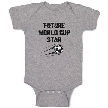 Baby Clothes Future World Cup Star Soccer Sports Soccer Baby Bodysuits Cotton