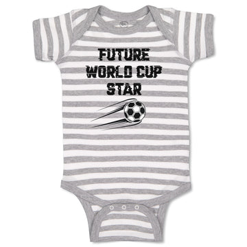 Baby Clothes Future World Cup Star Soccer Sports Soccer Baby Bodysuits Cotton