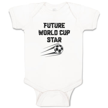 Baby Clothes Future World Cup Star Soccer Sports Soccer Baby Bodysuits Cotton