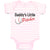 Baby Clothes Daddy's Little Picther Sport Baseball Baby Bodysuits Cotton