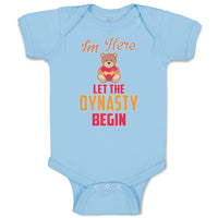 Baby Clothes Im Here Let The Dynasty Begin Toy Teddy Bear with Heart Cotton