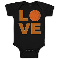 Baby Clothes Love Basketball Ball Sports Baby Bodysuits Boy & Girl Cotton