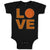 Baby Clothes Love Basketball Ball Sports Baby Bodysuits Boy & Girl Cotton