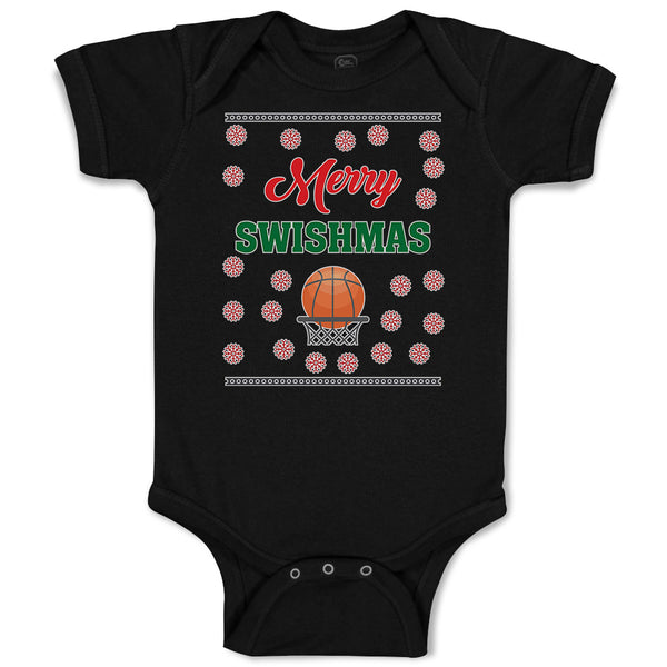 Baby Clothes Merry Swishmas Basketball Sports Baby Bodysuits Boy & Girl Cotton