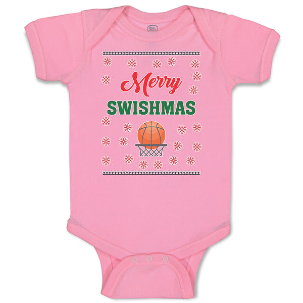 Baby Clothes Merry Swishmas Basketball Sports Baby Bodysuits Boy & Girl Cotton