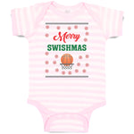 Baby Clothes Merry Swishmas Basketball Sports Baby Bodysuits Boy & Girl Cotton