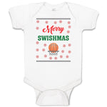 Baby Clothes Merry Swishmas Basketball Sports Baby Bodysuits Boy & Girl Cotton
