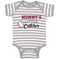 Baby Clothes Mommy's Little Catcher Baseball Sports Baby Bodysuits Cotton