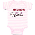 Baby Clothes Mommy's Little Catcher Baseball Sports Baby Bodysuits Cotton