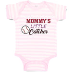 Baby Clothes Mommy's Little Catcher Baseball Sports Baby Bodysuits Cotton