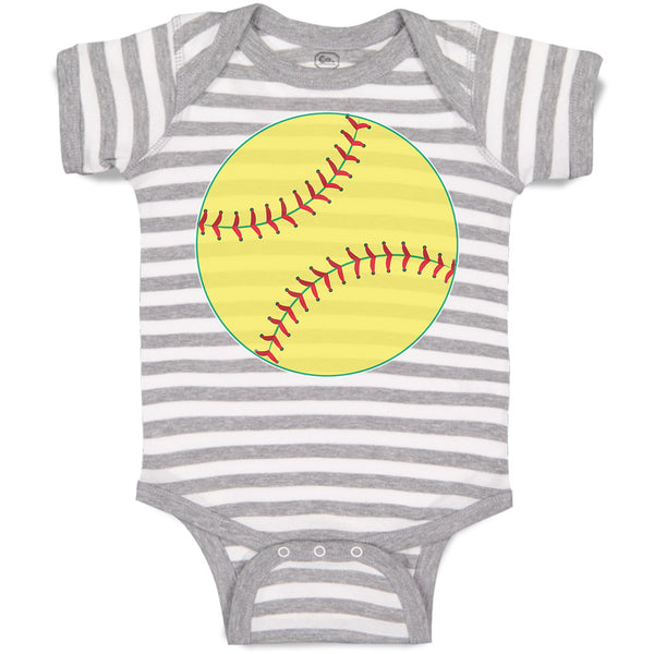 Baby Clothes Baseball Sport Ball Baby Bodysuits Boy & Girl Cotton