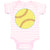 Baby Clothes Baseball Sport Ball Baby Bodysuits Boy & Girl Cotton