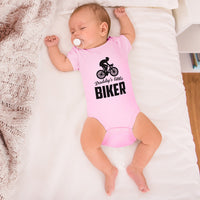 Daddy's Little Biker Sport Cycling Silhouette
