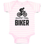 Daddy's Little Biker Sport Cycling Silhouette