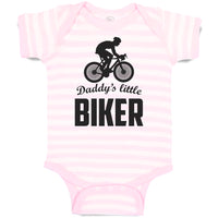 Daddy's Little Biker Sport Cycling Silhouette