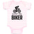 Daddy's Little Biker Sport Cycling Silhouette