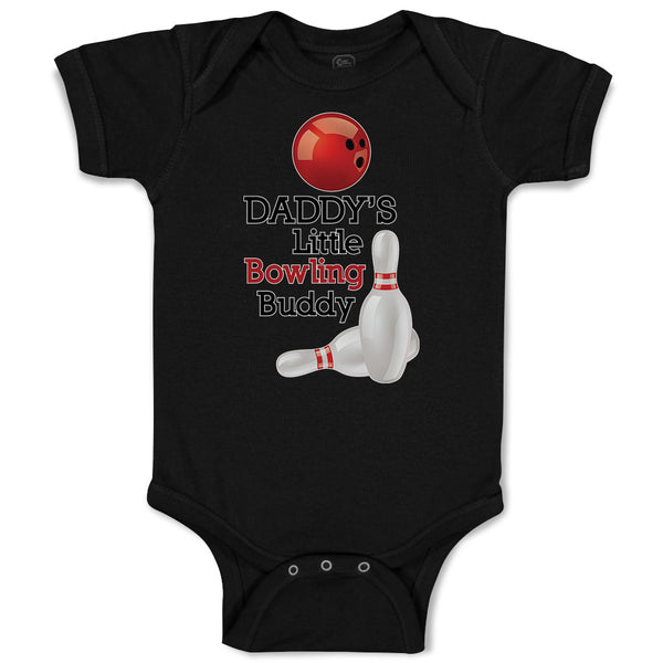 Baby Clothes Daddy's Little Bowling Buddy Sport Tenpins Bowling and Ball Cotton