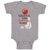 Baby Clothes Daddy's Little Bowling Buddy Sport Tenpins Bowling and Ball Cotton