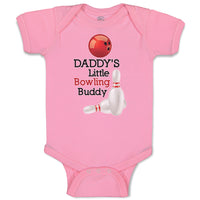 Baby Clothes Daddy's Little Bowling Buddy Sport Tenpins Bowling and Ball Cotton