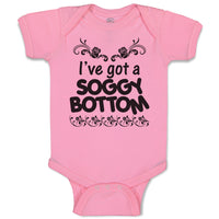 Baby Clothes I'Ve Got A Soggy Bottom Baby Bodysuits Boy & Girl Cotton