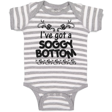 Baby Clothes I'Ve Got A Soggy Bottom Baby Bodysuits Boy & Girl Cotton