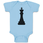 Baby Clothes Chess Sport Game King Silhouette Baby Bodysuits Boy & Girl Cotton