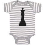 Baby Clothes Chess Sport Game King Silhouette Baby Bodysuits Boy & Girl Cotton