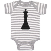 Baby Clothes Chess Sport Game King Silhouette Baby Bodysuits Boy & Girl Cotton