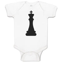 Baby Clothes Chess Sport Game King Silhouette Baby Bodysuits Boy & Girl Cotton